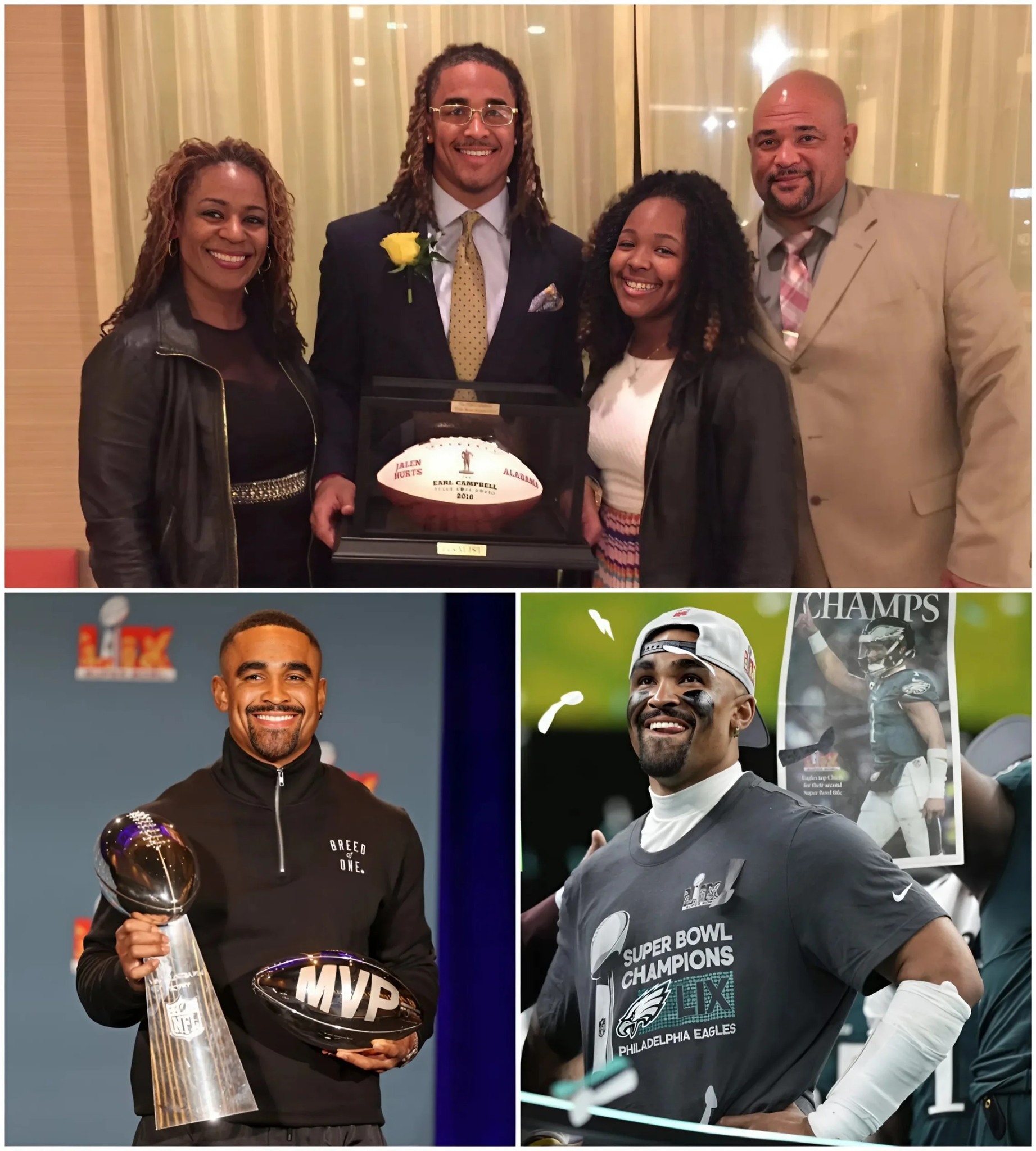 Jalen Hurts isn’t just a football star—he’s a model of academic discipline. Raised by two educators, his journey to NFL greatness was built on excelling both in the classroom and on the field. Discover how this unique balance shaped his rise to the top and made him a true leader!..x12-vut