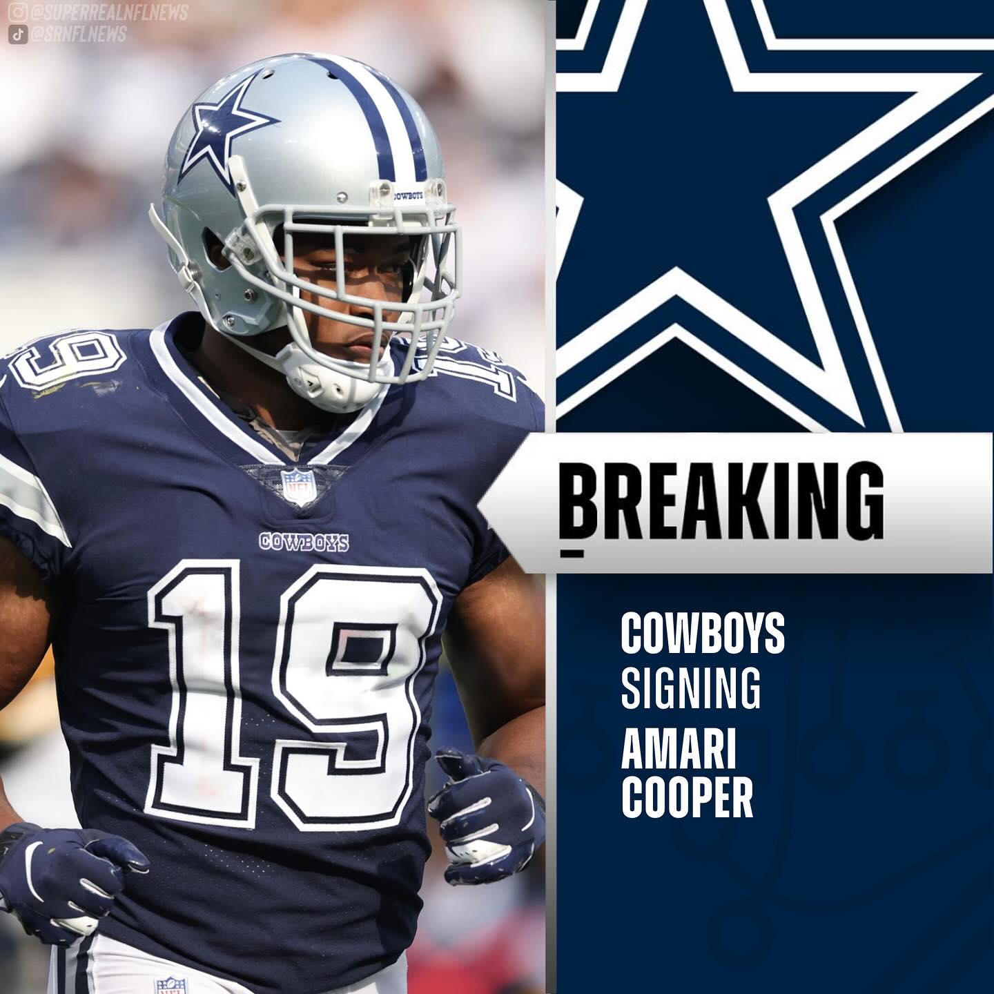 BREAKING: FA WR Amari Cooper has accepted a 2-year deal that reunites him with the Cowboys..-binh123
