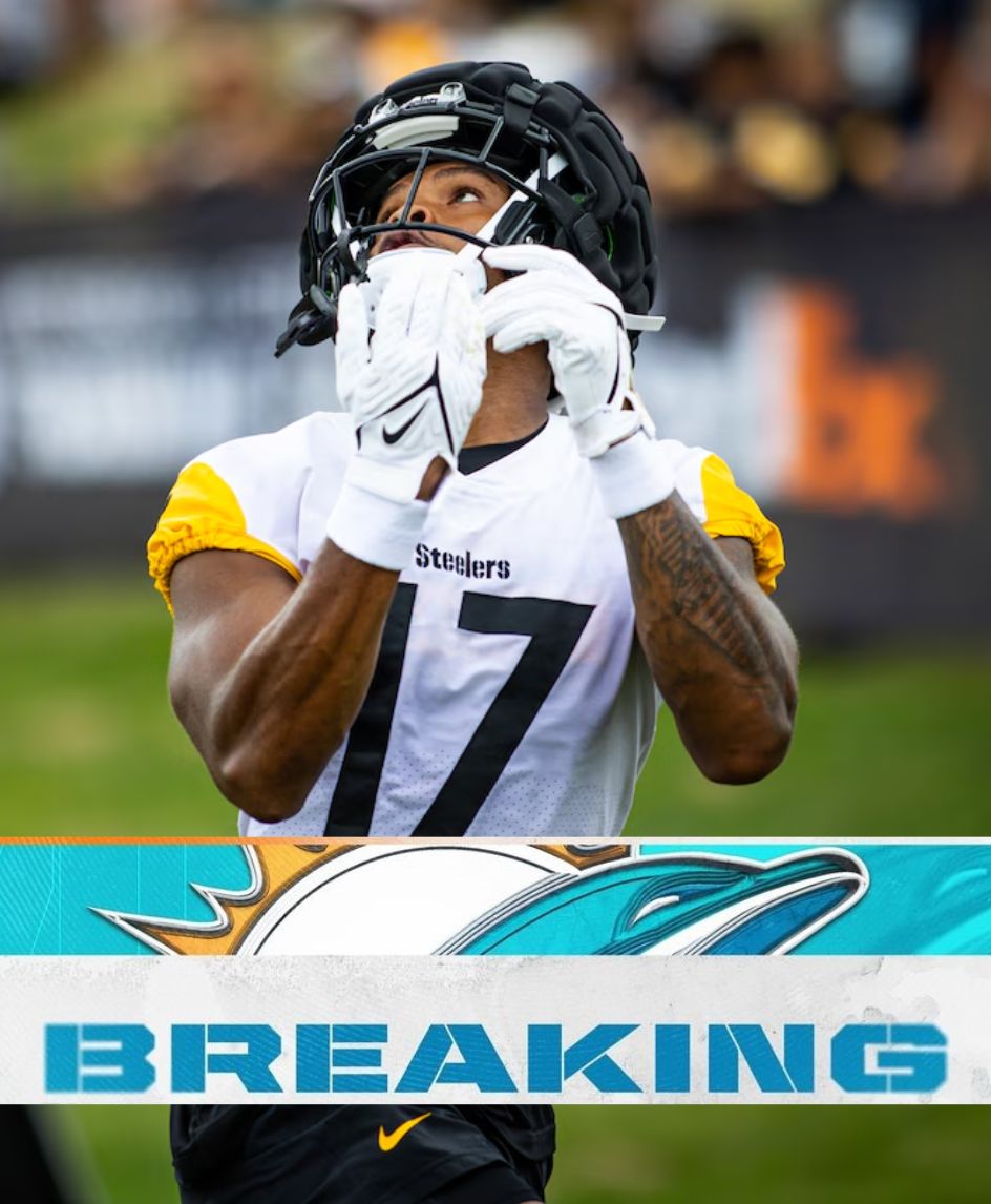 BREAKING: The Miami Dolphins have officially parted ways with a former Michigan Wolverines and Pittsburgh Steelers wide receiver in a move that no one saw coming, sparking endless questions about whether this decision signals a hidden issue behind closed doors, a secret strategy for a massive roster shake-up, or perhaps even the arrival of a blockbuster signing that could completely change the future of Miami’s offense…CAROT