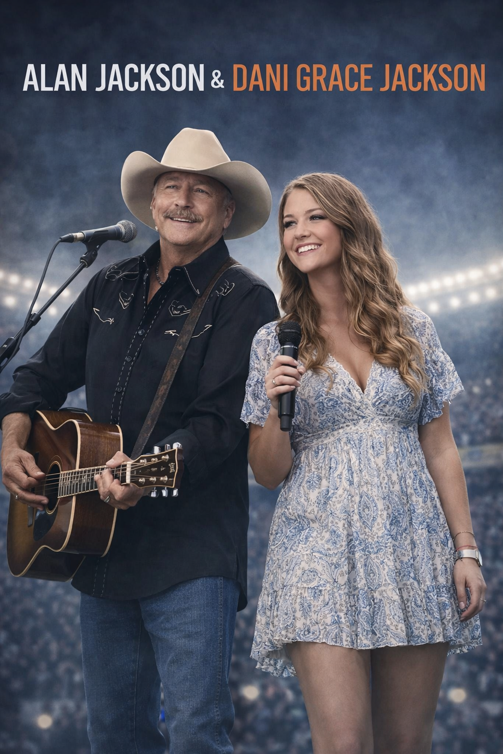 OFFICIAL: HISTORY IS BEING WRITTEN — ALAN JACKSON AND HIS DAUGHTER DANI GRACE JACKSON SET TO COMMAND