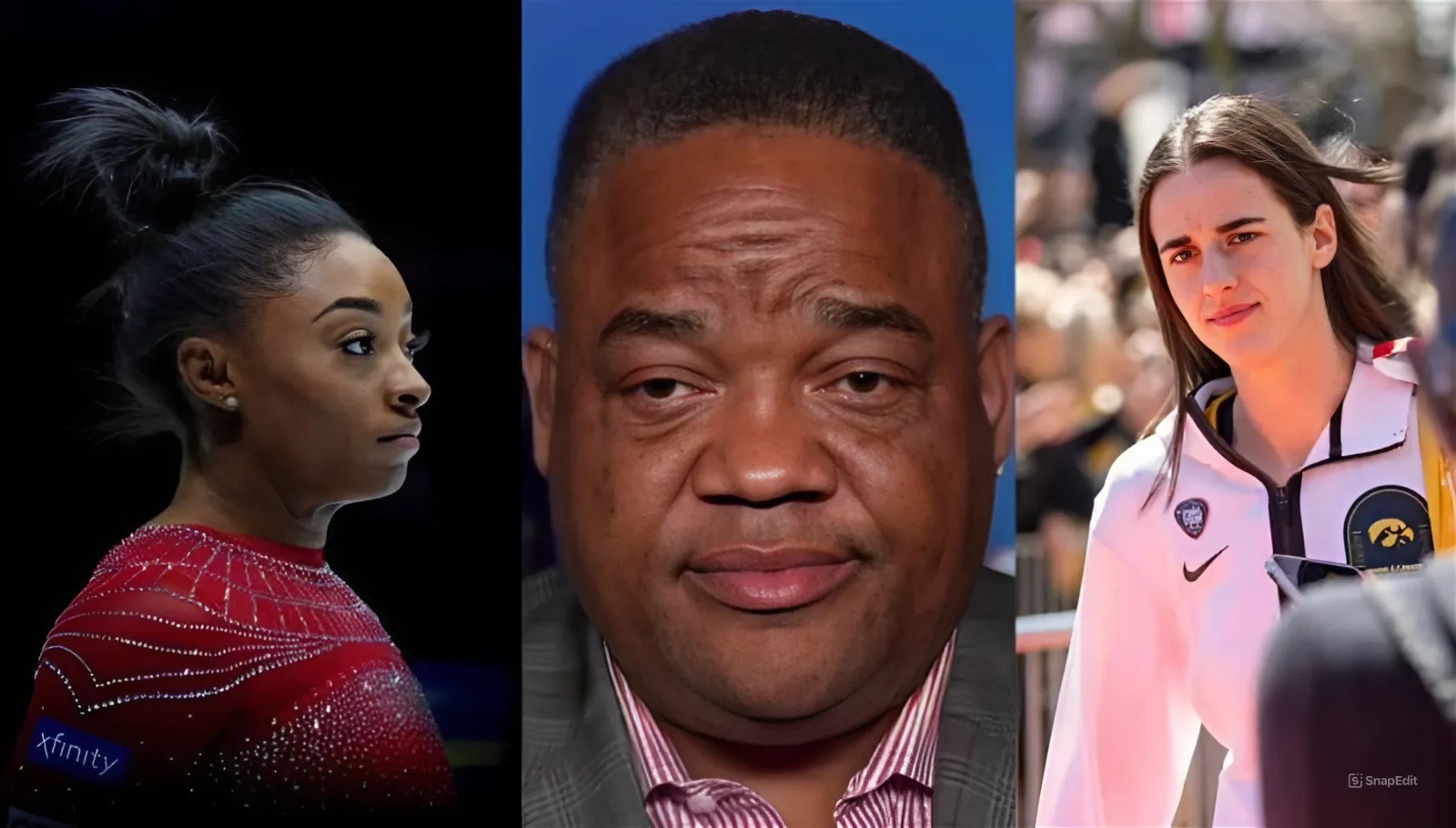 BREAKING Simone Biles is ‘pretending’ to be as famous as Caitlin Clark